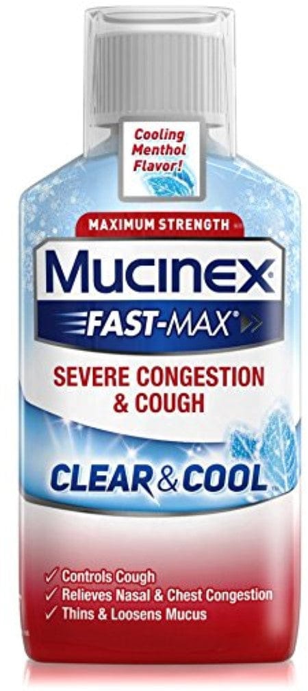 MucinexDM Clear & Cool Severe Congestion & Cough Liquid - 6.0 Oz