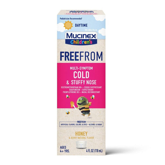 Children's Mucinex Free from Children's Multi-Symptom Cold & Stuffy Nose - 4.0 Fl Oz