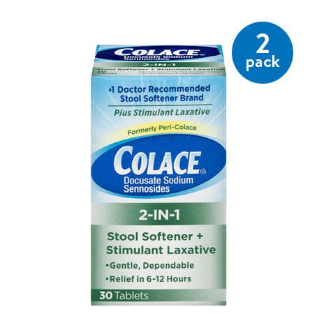 COLACE 2-IN-1 TABLETS 30CT - vivajacksonheights