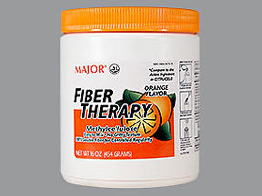 Soluble Fiber Therapy Powder Orange Flavor 16 Oz by Major Pharmaceuticals