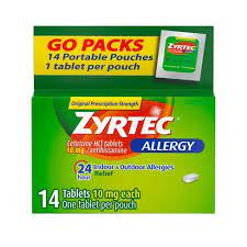 ZYRTEC ALLERGY TABLET 14CT