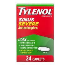 TYLENOL SINUS SEVERE DAY CAPLET 24CT

 