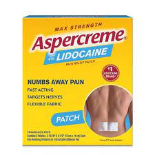 ASPERCREME LIDOCAINE PATCH 5CT