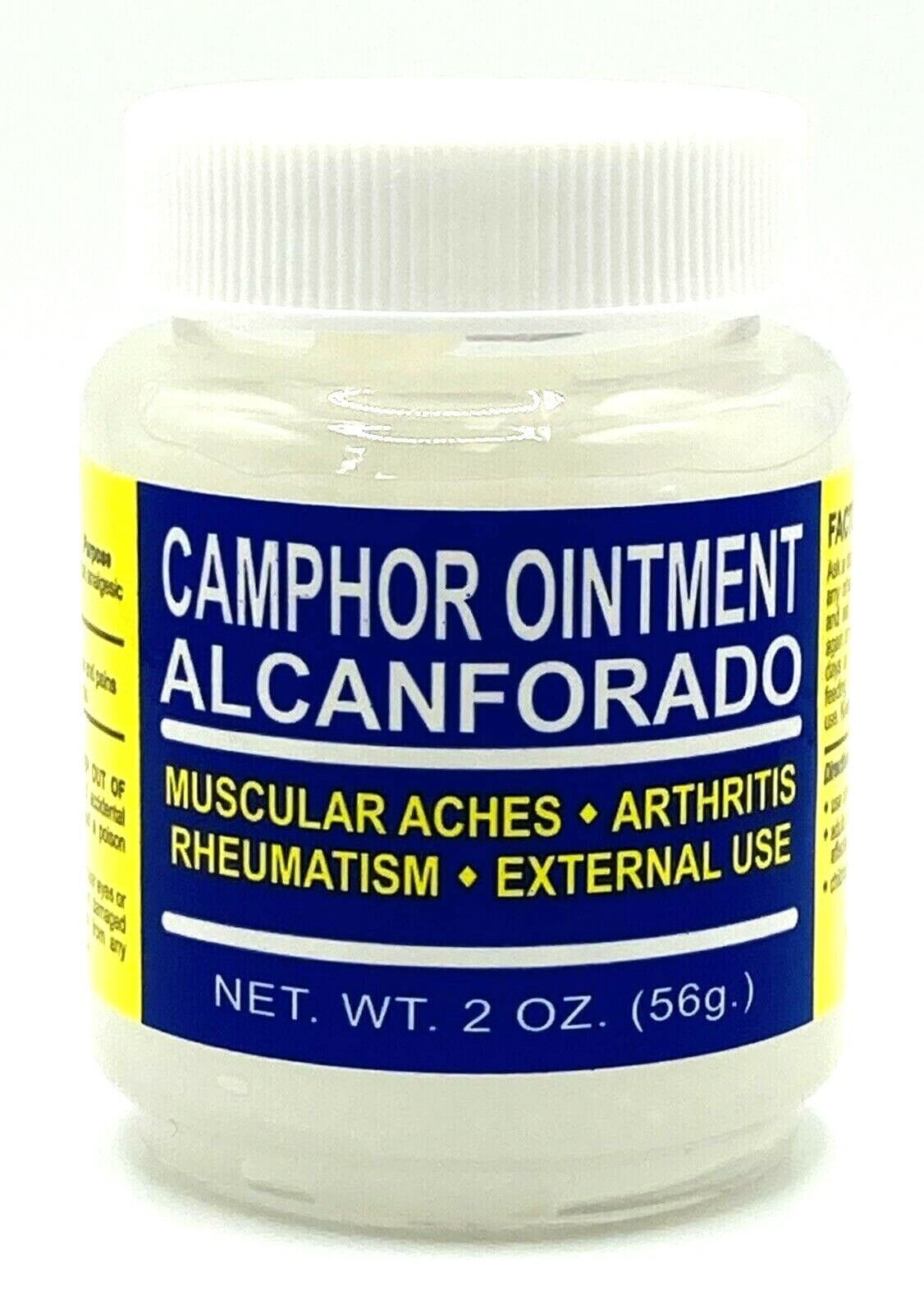 Camphor Ointment Topical Analgesic Pain Relief, 2 Oz